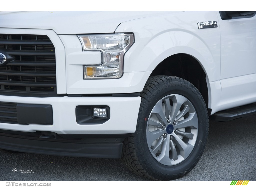 2017 F150 XL SuperCrew 4x4 - Oxford White / Black photo #2