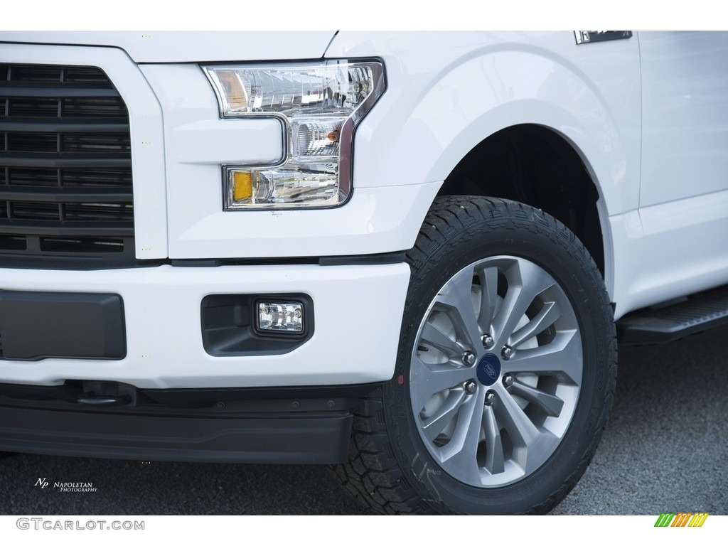 2017 F150 XL SuperCrew 4x4 - Oxford White / Black photo #2