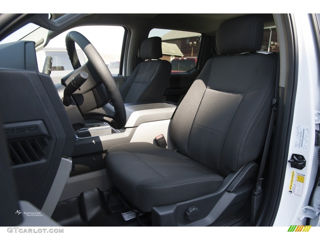 2017 F150 XL SuperCrew 4x4 - Oxford White / Black photo #7