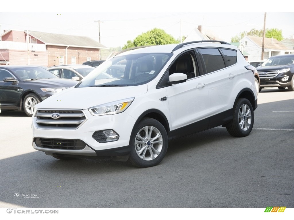2017 Escape SE 4WD - Oxford White / Charcoal Black photo #1