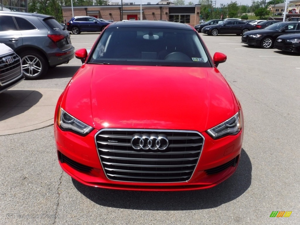 2015 A3 2.0 Premium Plus quattro - Brilliant Red / Black photo #6