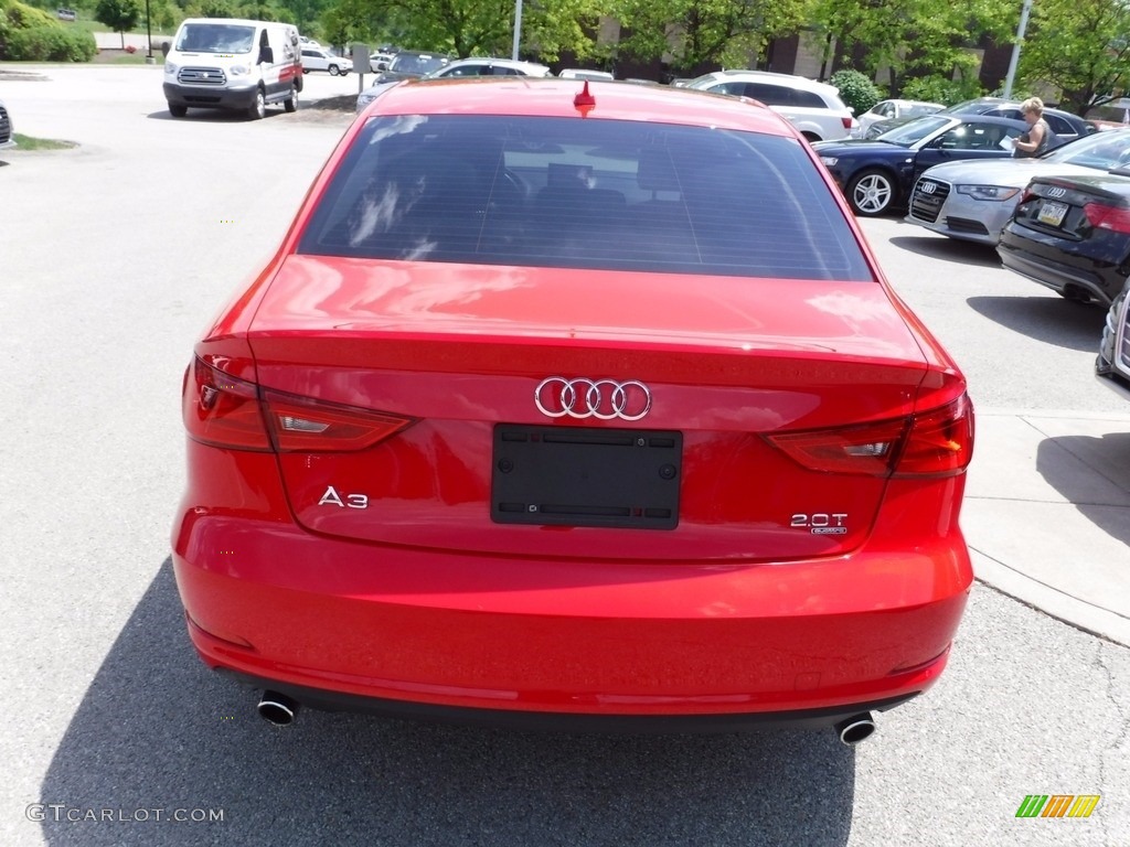 2015 A3 2.0 Premium Plus quattro - Brilliant Red / Black photo #14