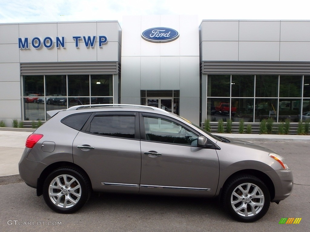 2011 Rogue SV AWD - Gotham Gray Metallic / Gray photo #1