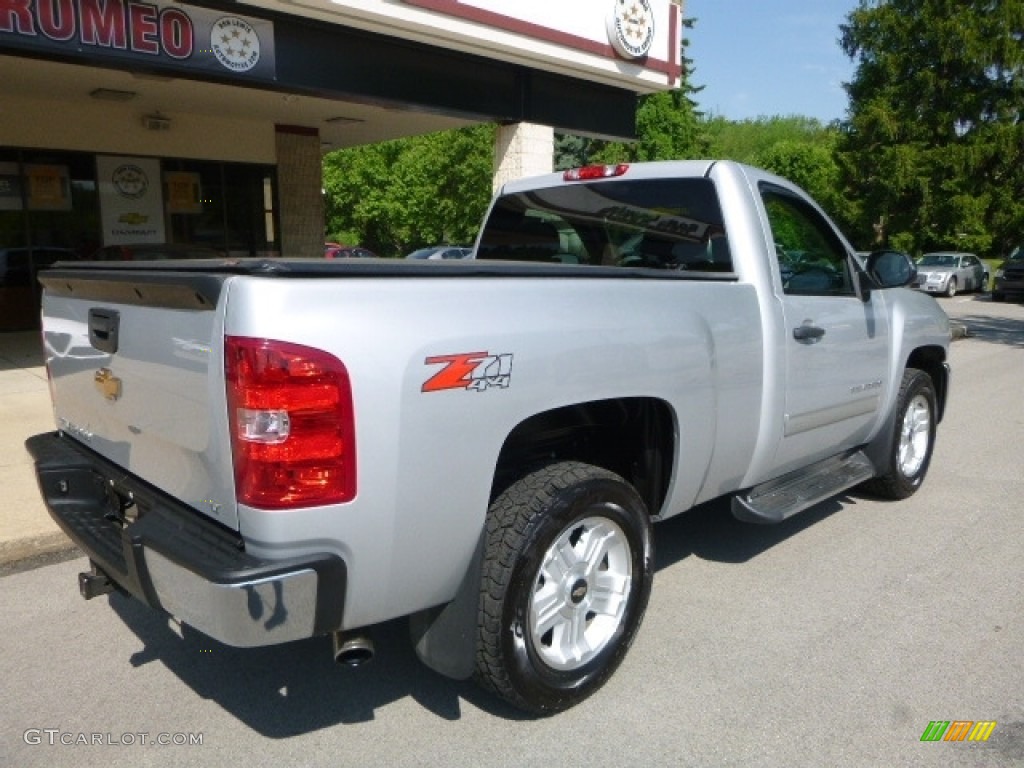 2012 Silverado 1500 LT Regular Cab 4x4 - Silver Ice Metallic / Ebony photo #2