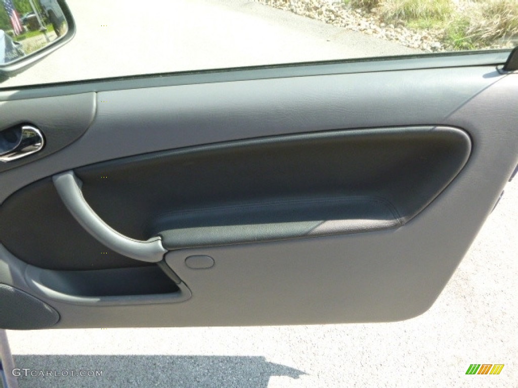 2002 9-3 SE Convertible - Cosmic Blue Metallic / Charcoal Gray photo #10