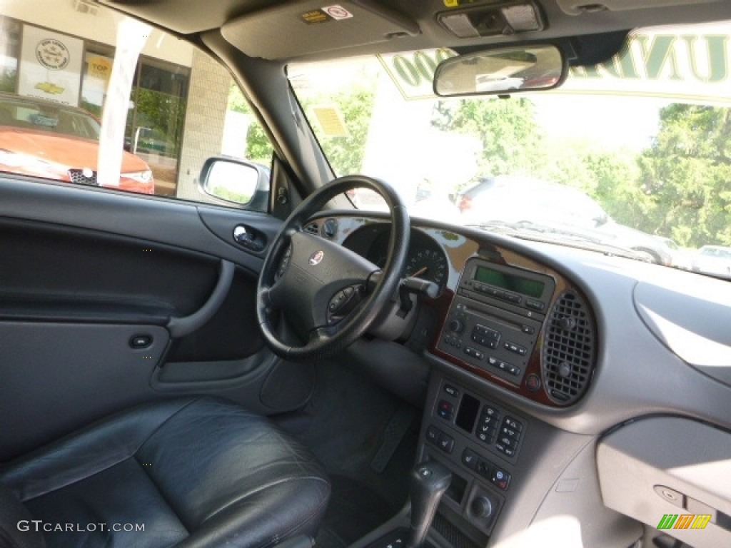 2002 9-3 SE Convertible - Cosmic Blue Metallic / Charcoal Gray photo #12