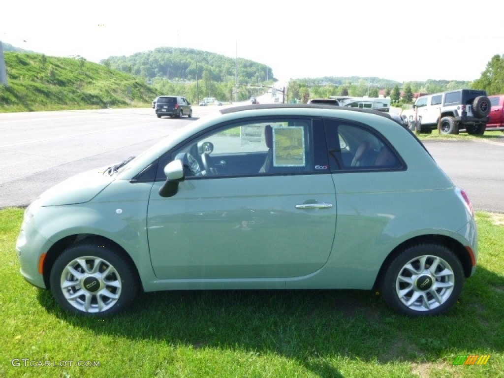 Latte Menta (Mint) 2017 Fiat 500c Pop Exterior Photo #120554922