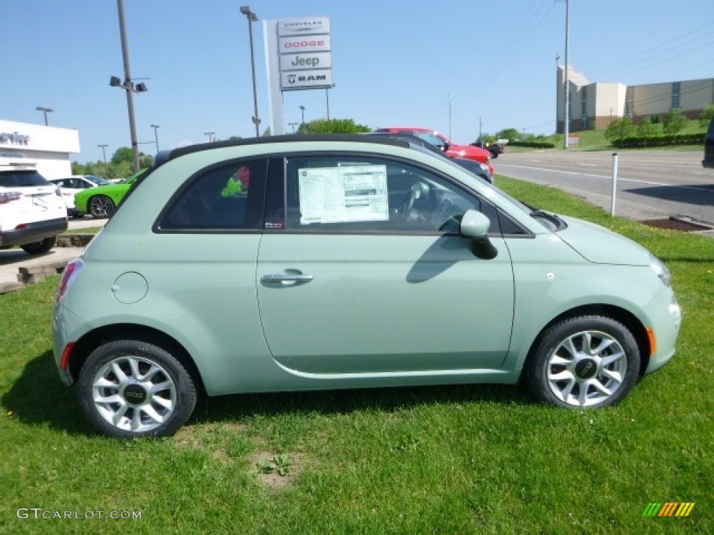 Latte Menta (Mint) 2017 Fiat 500c Pop Exterior Photo #120554985