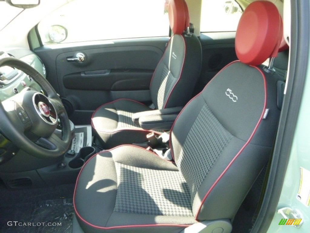 2017 Fiat 500c Pop Front Seat Photo #120555120