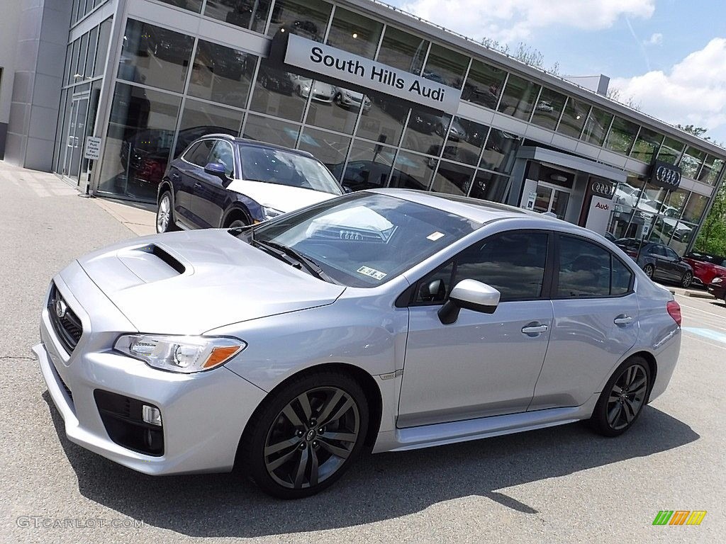 2016 WRX Premium - Ice Silver Metallic / Carbon Black photo #1