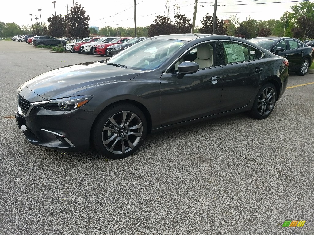 Machine Gray Metallic 2017 Mazda Mazda6 Grand Touring Exterior Photo #120555303