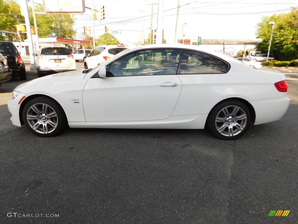2011 3 Series 335i xDrive Coupe - Alpine White / Cream Beige photo #8