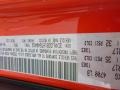 2017 Compass Trailhawk 4x4 Spitfire Orange Color Code PF2