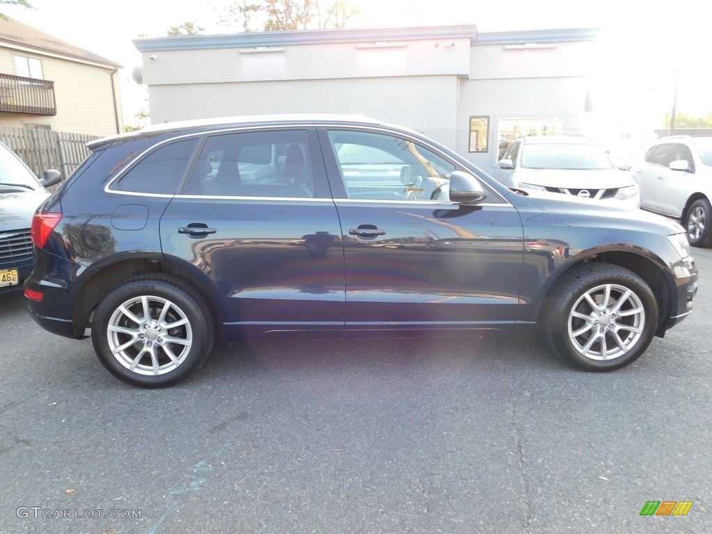 2011 Q5 2.0T quattro - Deep Sea Blue Pearl Effect / Black photo #4