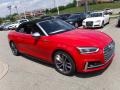  2018 S5 Premium Plus Cabriolet Tango Red Metallic