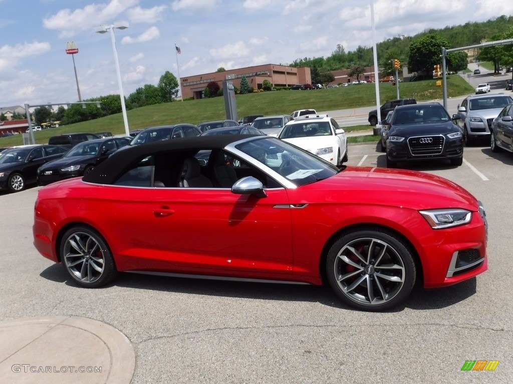 Tango Red Metallic 2018 Audi S5 Premium Plus Cabriolet Exterior Photo #120557325