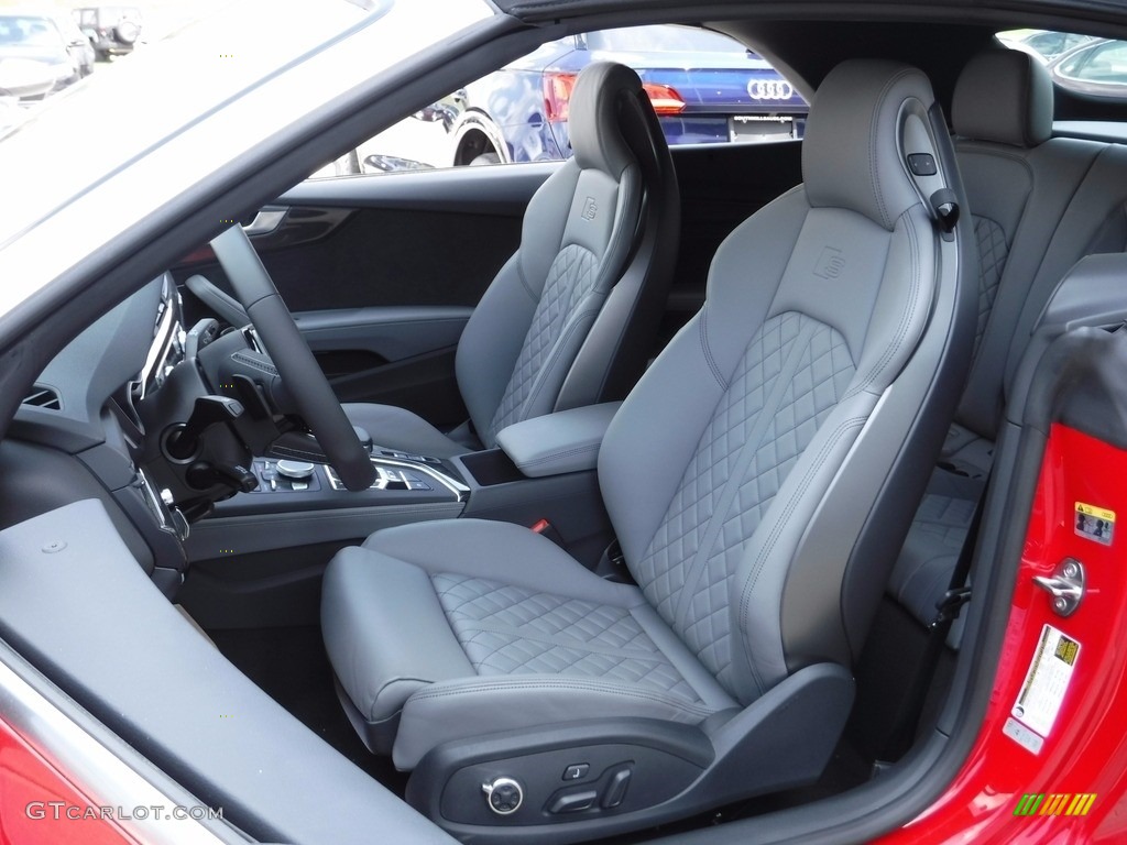 Rotor Gray Interior 2018 Audi S5 Premium Plus Cabriolet Photo #120557486