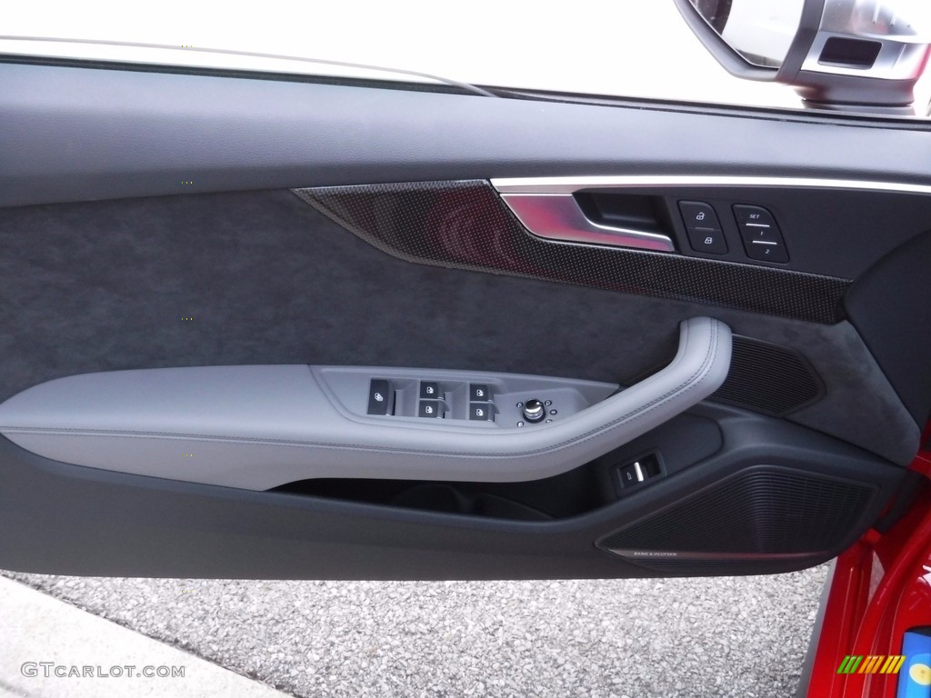 2018 Audi S5 Premium Plus Cabriolet Rotor Gray Door Panel Photo #120557532