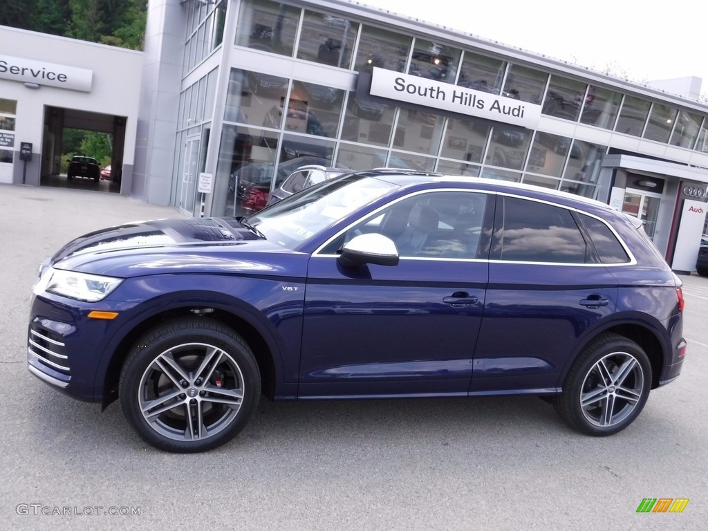 2018 SQ5 3.0 TFSI Premium Plus - Navarra Blue Metallic / Black photo #2