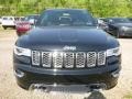2017 Diamond Black Crystal Pearl Jeep Grand Cherokee Overland 4x4  photo #8