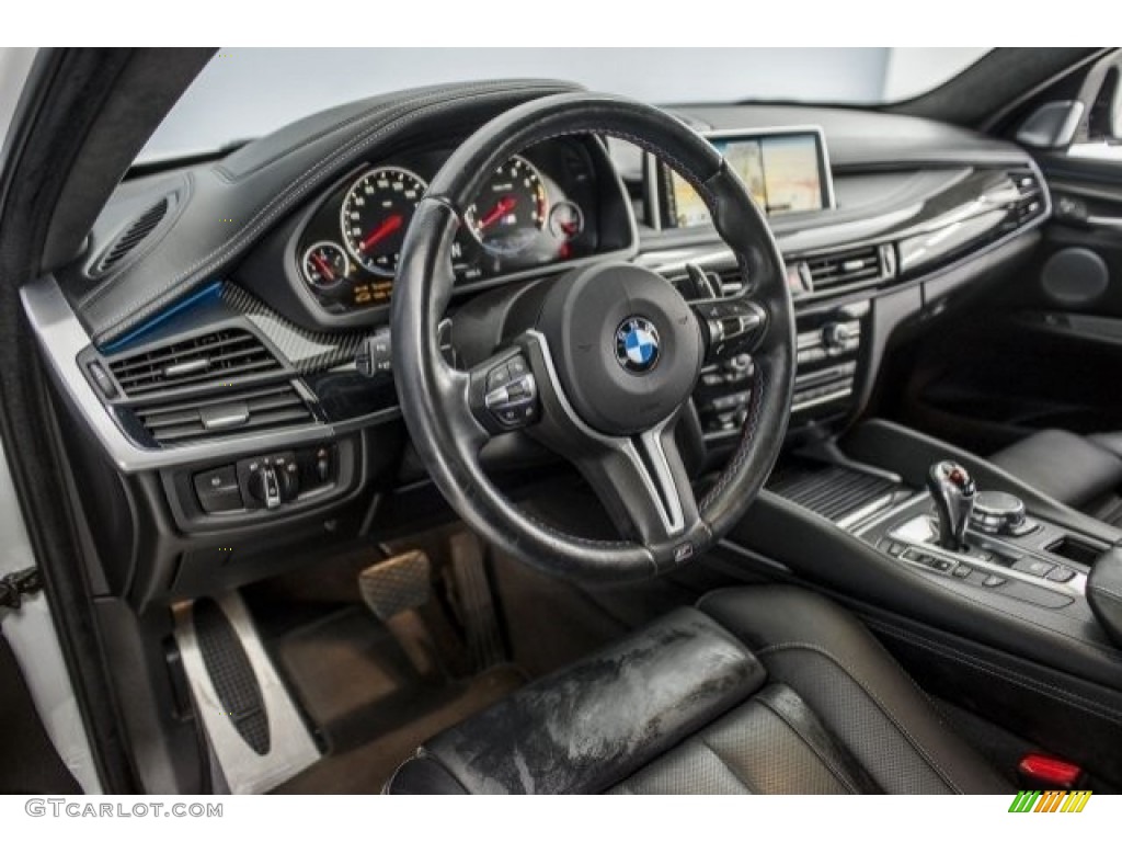 Black Interior 2016 BMW X6 M Standard X6 M Model Photo #120559992
