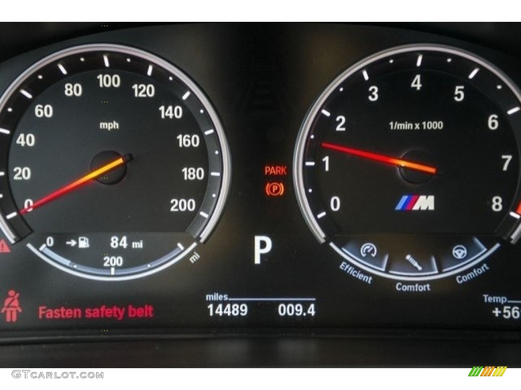 2016 BMW X6 M Standard X6 M Model Gauges Photo #120560082