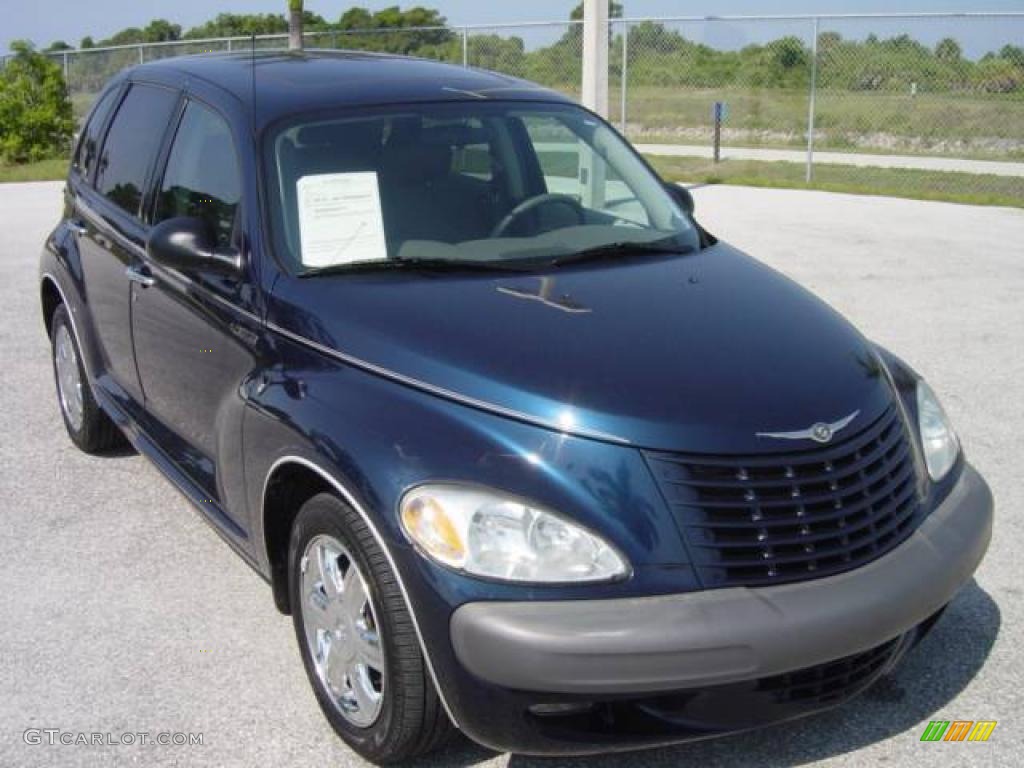 2002 PT Cruiser Limited - Patriot Blue Pearlcoat / Taupe photo #1