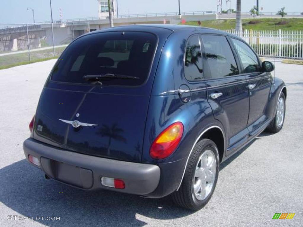 2002 PT Cruiser Limited - Patriot Blue Pearlcoat / Taupe photo #6