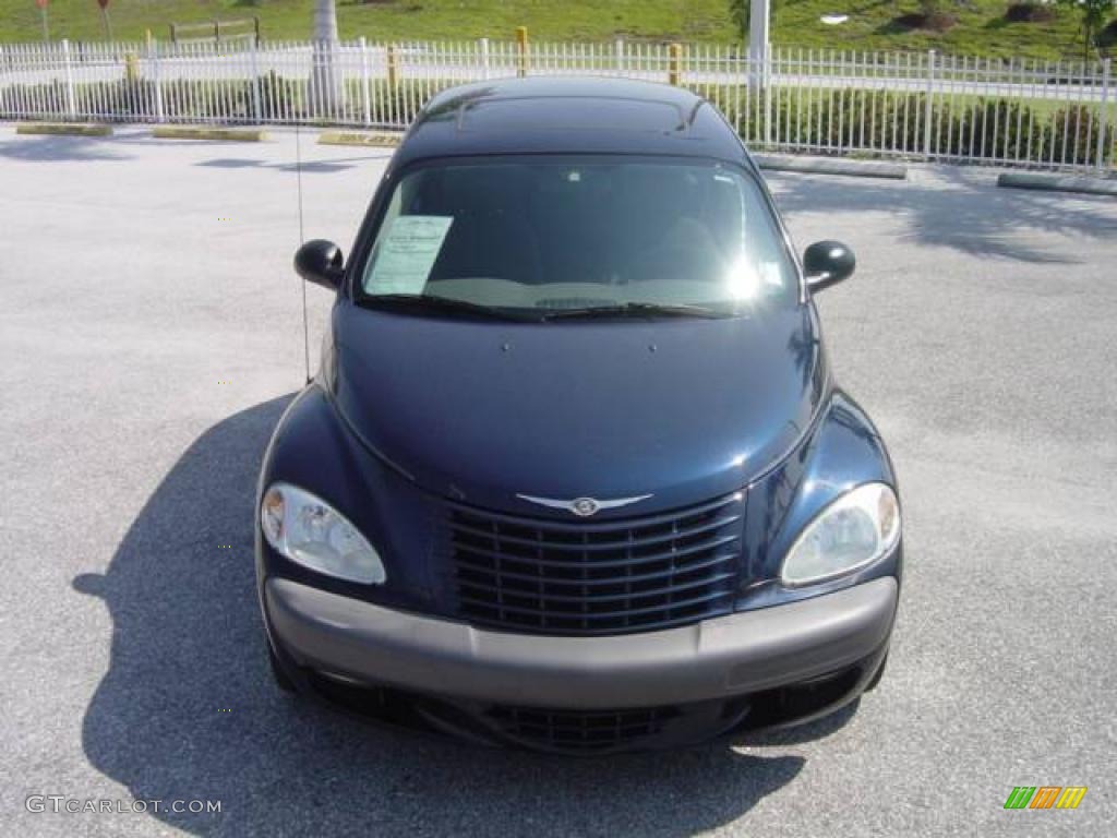 2002 PT Cruiser Limited - Patriot Blue Pearlcoat / Taupe photo #8
