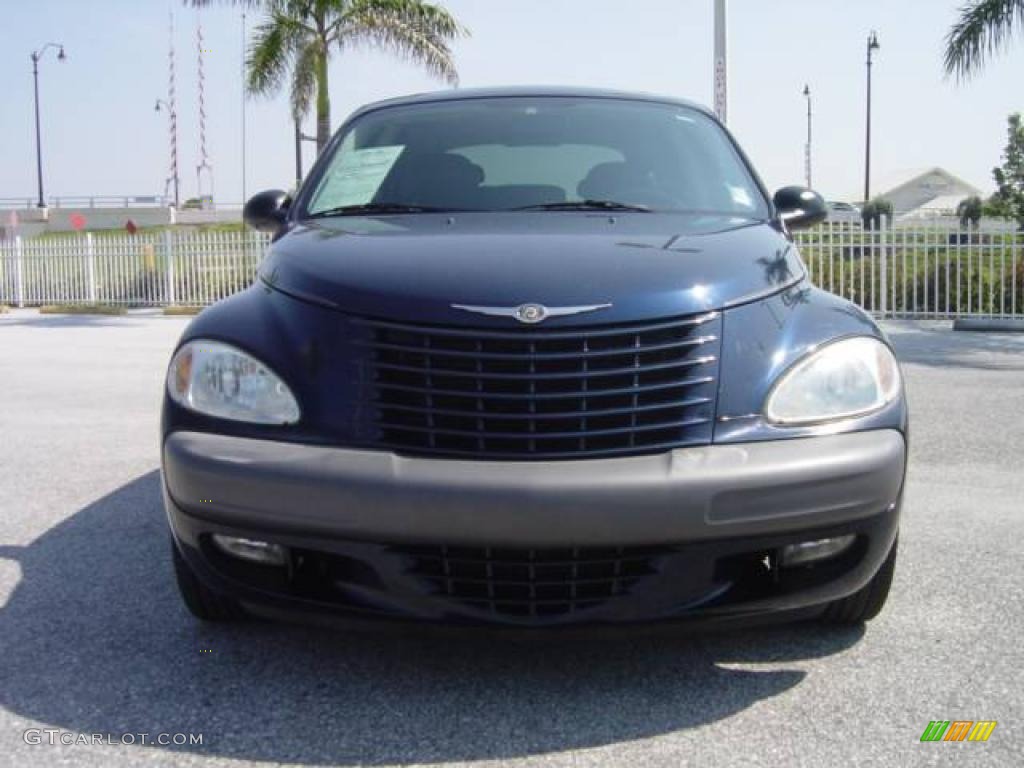 2002 PT Cruiser Limited - Patriot Blue Pearlcoat / Taupe photo #9