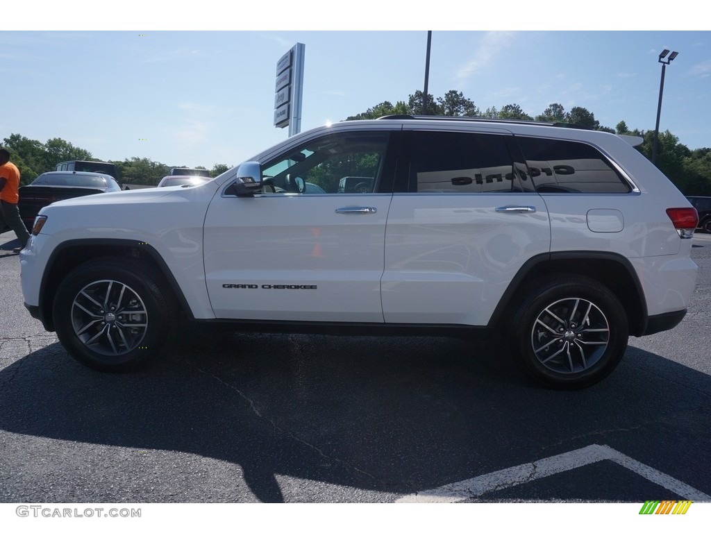 2017 Grand Cherokee Limited - Bright White / Black/Light Frost Beige photo #4