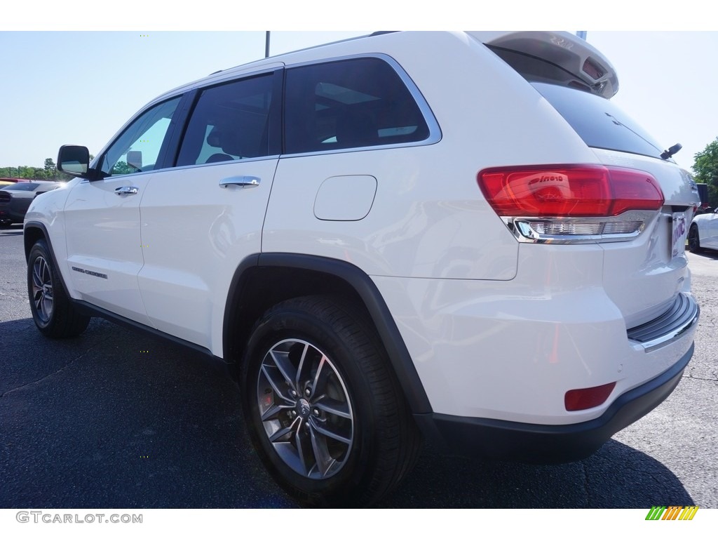 2017 Grand Cherokee Limited - Bright White / Black/Light Frost Beige photo #5