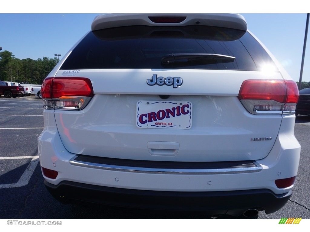 2017 Grand Cherokee Limited - Bright White / Black/Light Frost Beige photo #6