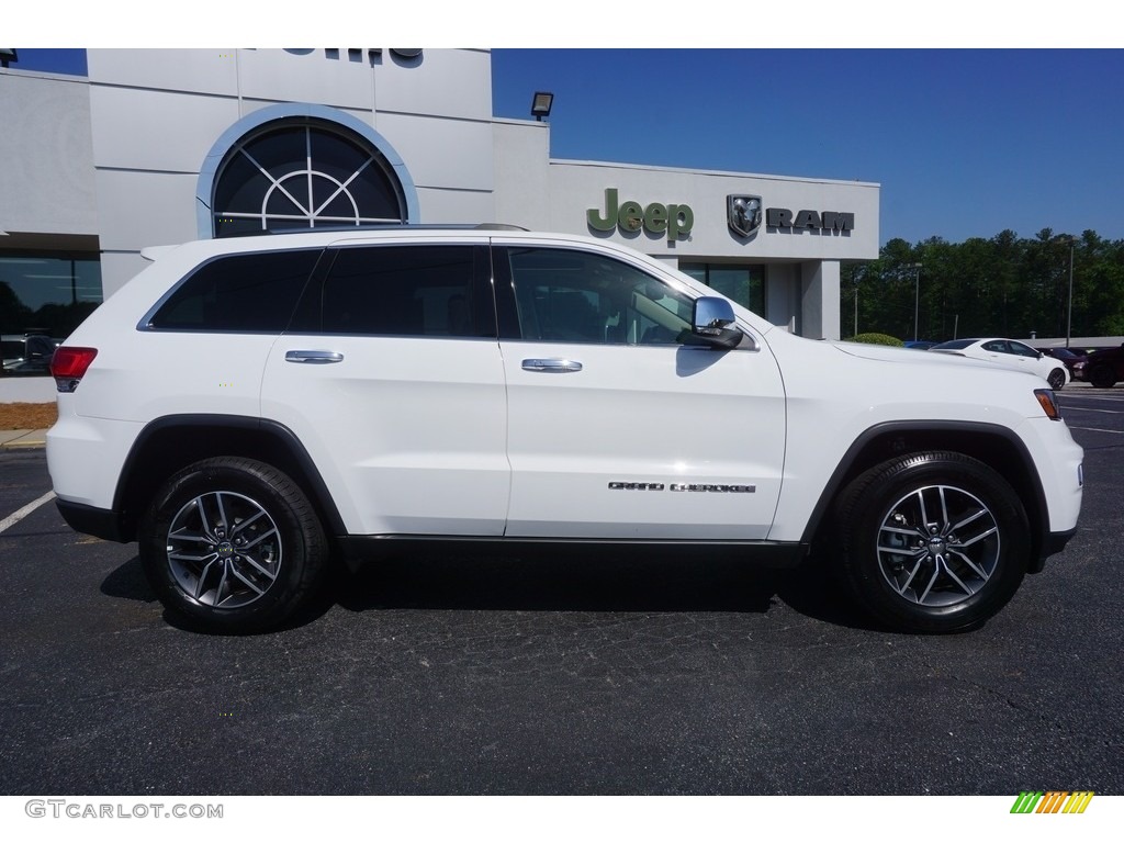 2017 Grand Cherokee Limited - Bright White / Black/Light Frost Beige photo #8