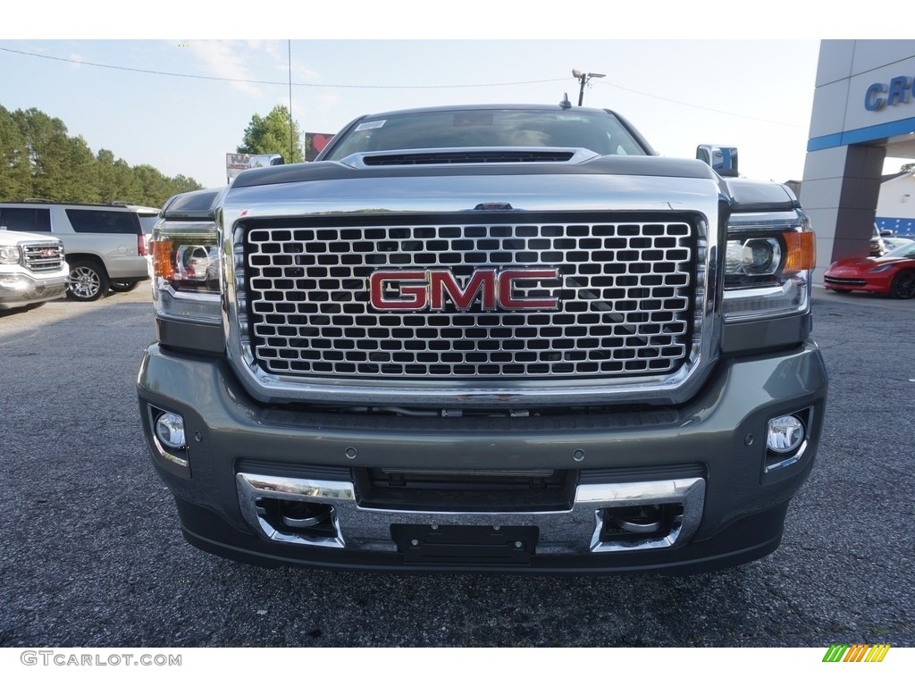 2017 Sierra 2500HD Denali Crew Cab 4x4 - Mineral Metallic / Cocoa/Dark Sand photo #2