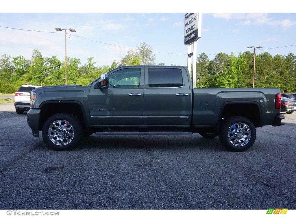 2017 Sierra 2500HD Denali Crew Cab 4x4 - Mineral Metallic / Cocoa/Dark Sand photo #4