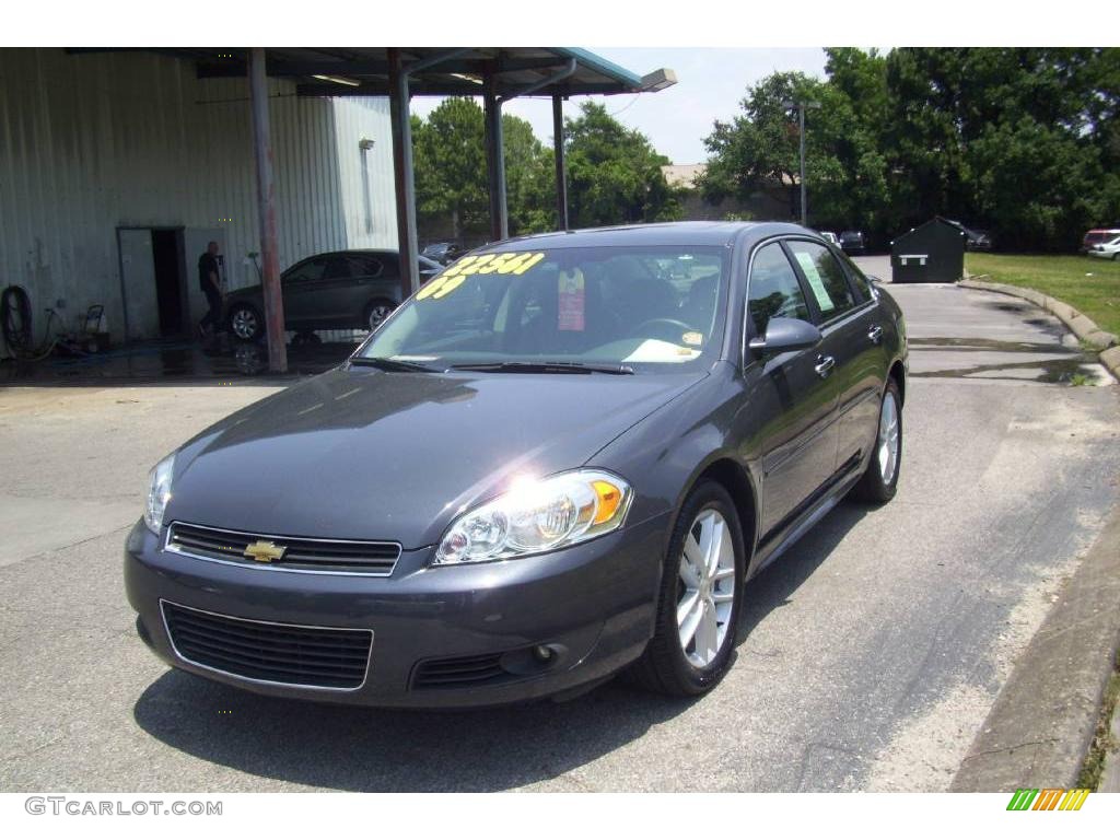 2009 Impala LTZ - Slate Metallic / Ebony photo #4