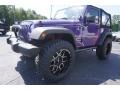 2017 Xtreme Purple Pearl Jeep Wrangler Sport 4x4  photo #3