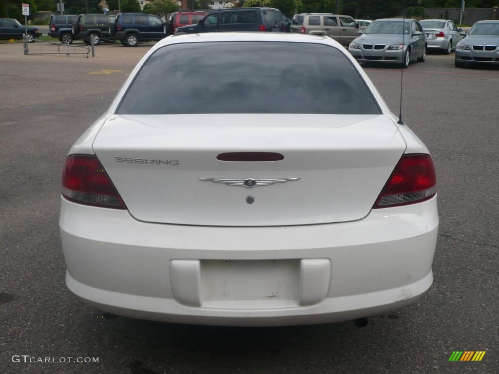 2004 Sebring LX Sedan - Stone White / Dark Slate Gray photo #4