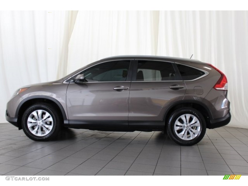 2014 CR-V EX-L - Urban Titanium Metallic / Beige photo #4