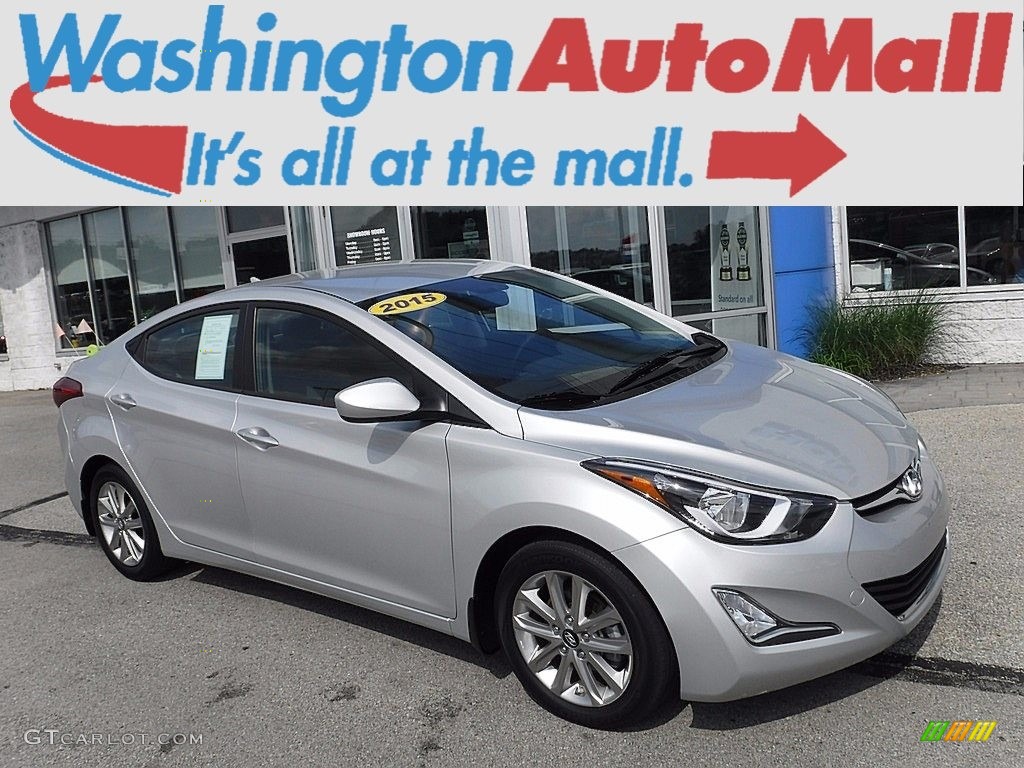 2015 Elantra SE Sedan - Symphony Silver / Gray photo #1