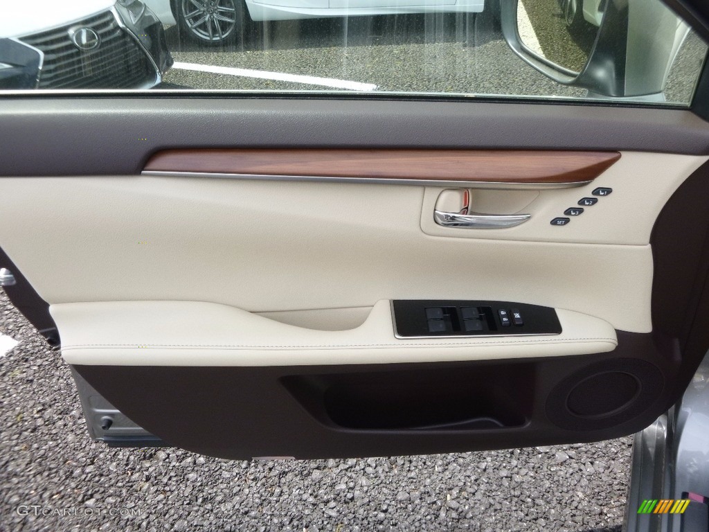 2017 Lexus ES 300h Hybrid Parchment Door Panel Photo #120569942