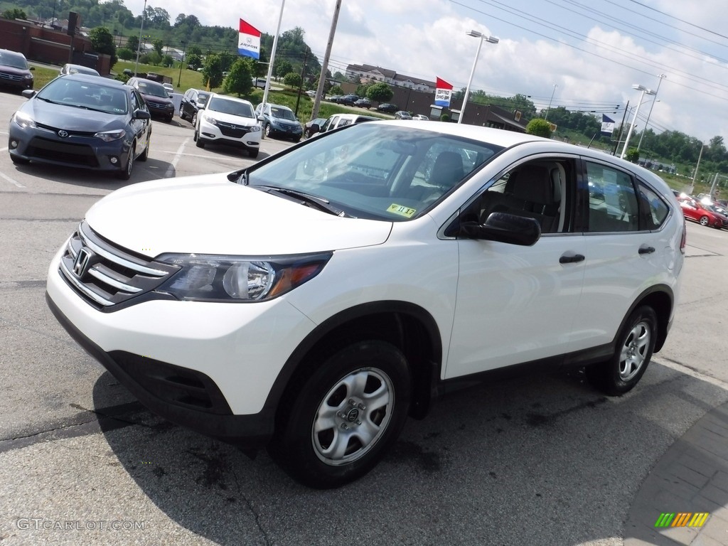 2014 CR-V LX AWD - White Diamond Pearl / Gray photo #5