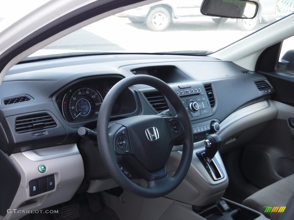 2014 CR-V LX AWD - White Diamond Pearl / Gray photo #12