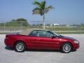 2004 Inferno Red Pearl Chrysler Sebring Touring Convertible  photo #7