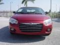 2004 Inferno Red Pearl Chrysler Sebring Touring Convertible  photo #9