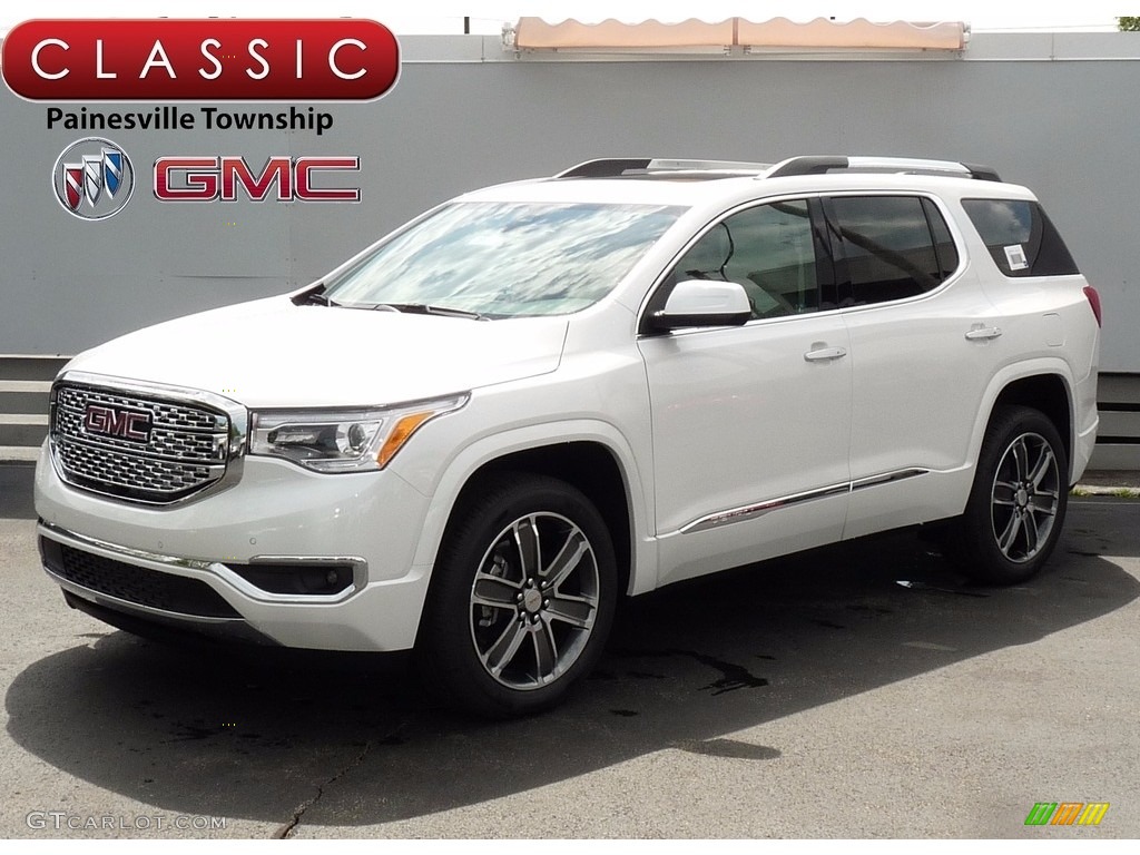 White Frost Tricoat GMC Acadia