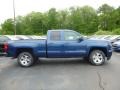 2017 Deep Ocean Blue Metallic Chevrolet Silverado 1500 LT Double Cab 4x4  photo #6