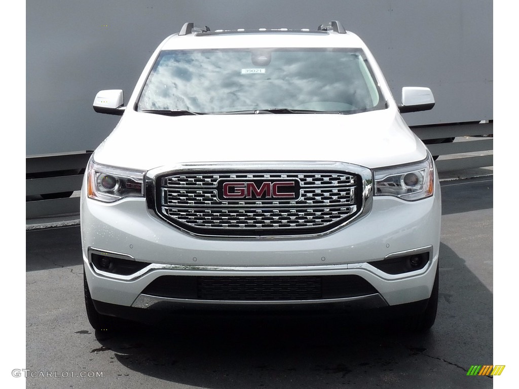 2017 Acadia Denali AWD - White Frost Tricoat / Cocoa/Shale photo #4