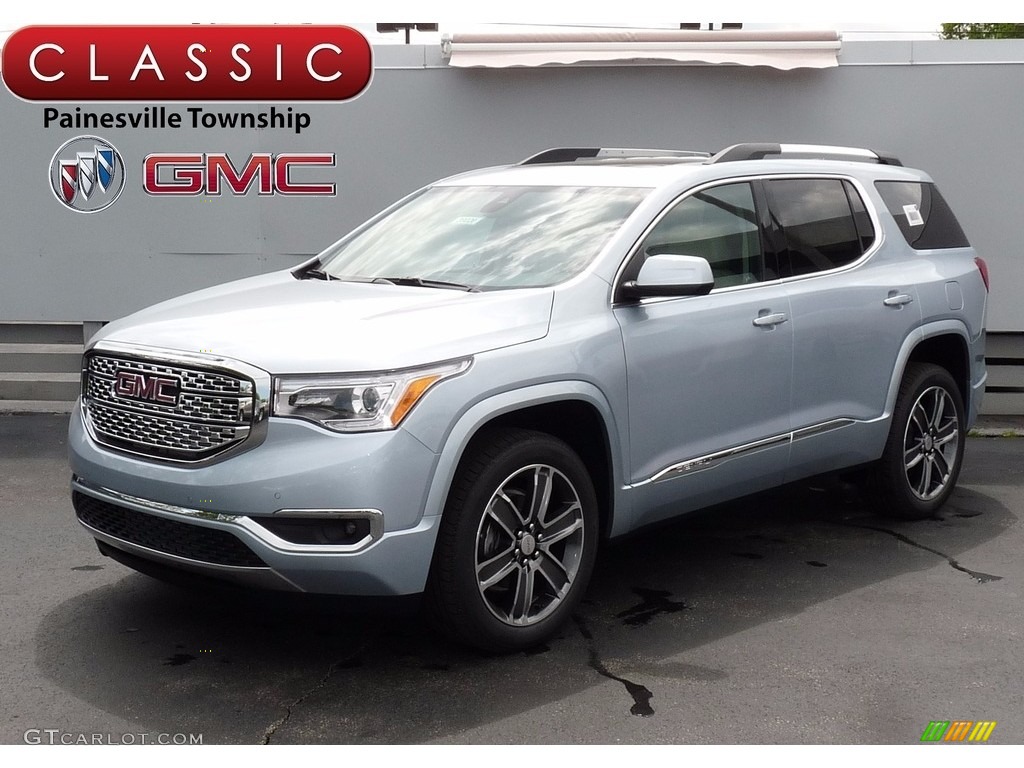 Sky Blue Metallic GMC Acadia